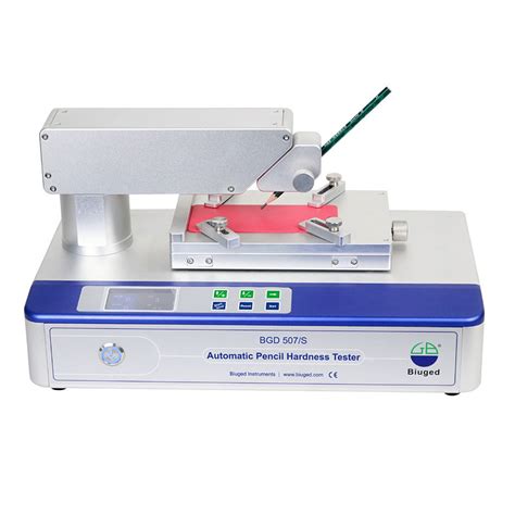 automatic pencil hardness tester|pencil hardness test for paint.